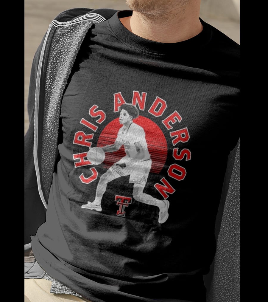 Chris Anderson Texas Tech Red Raiders Basketball Player T-Shirt