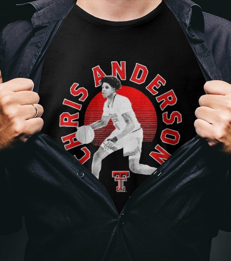 Chris Anderson Texas Tech Red Raiders Basketball Player T-Shirt