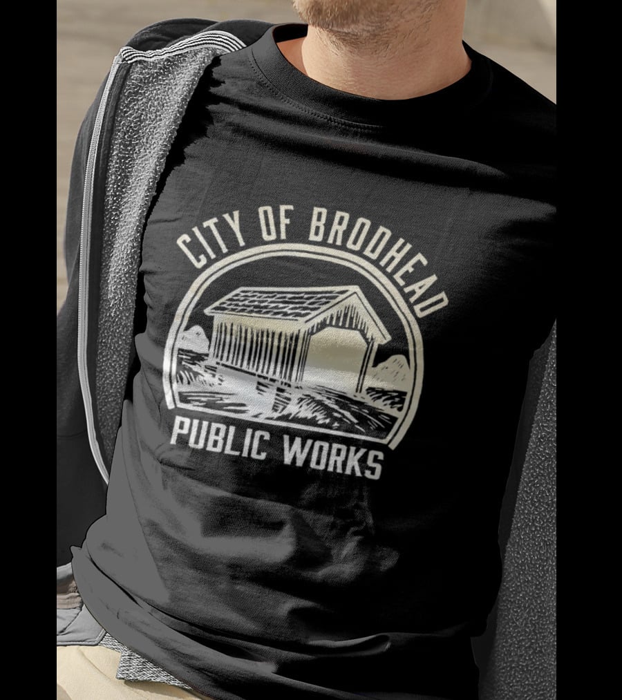 City Of Brodhead Public Works Covered Bridge T-Shirt