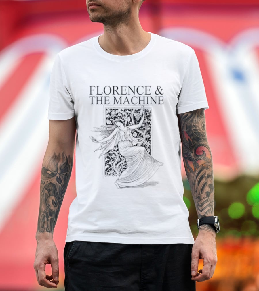 Florence And The Machine Flowing Artistic Figure T-Shirt