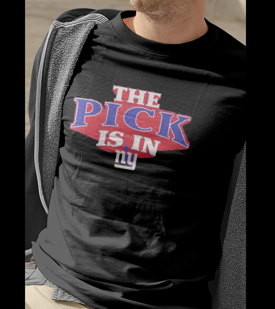 New York Giants The Pick Is In Draft Selection T-Shirt