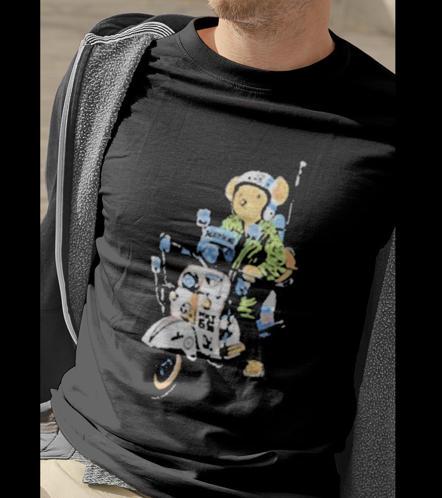 The Who X Market Studios Mod Bear Scooter T-Shirt