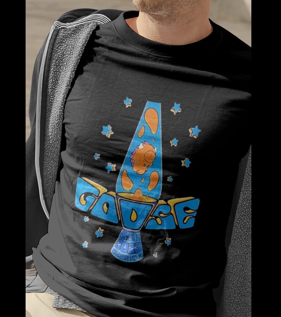 Goose April 17 2023 Lava Lamp Stars Clearwater FL BayCare Sound Show T-Shirt