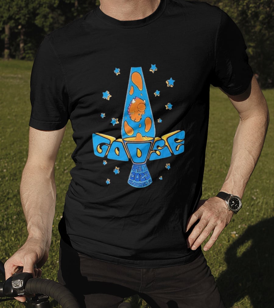 Goose April 17 2023 Lava Lamp Stars Clearwater FL BayCare Sound Show T-Shirt