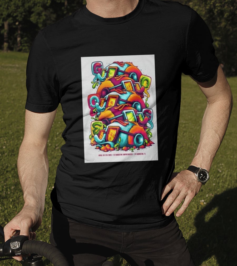Goose April 18 19 2026 St Augustine Amphitheatre Vibrant Colorful T-Shirt