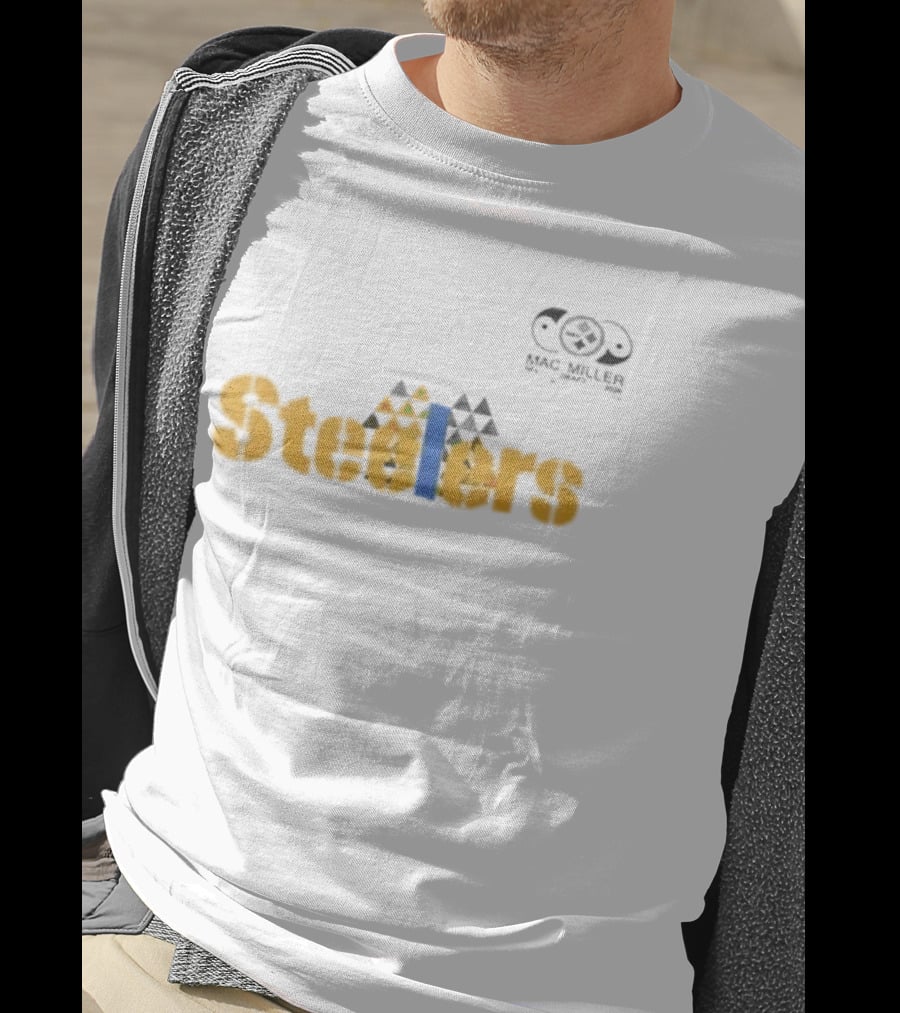 Mac Miller Pittsburgh Steelers Slide Park Collaboration T-Shirt