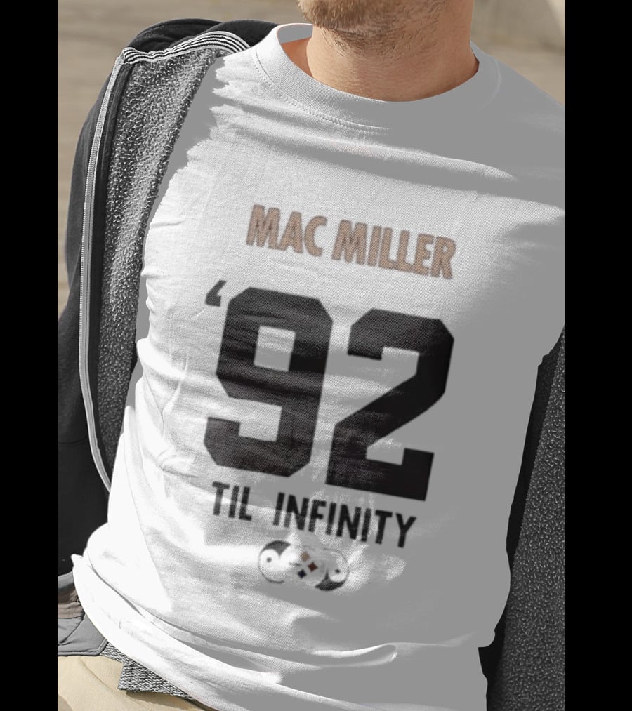 Pittsburgh Steelers Mitchell Ness Mac Miller 92 Til Infinity T-Shirt