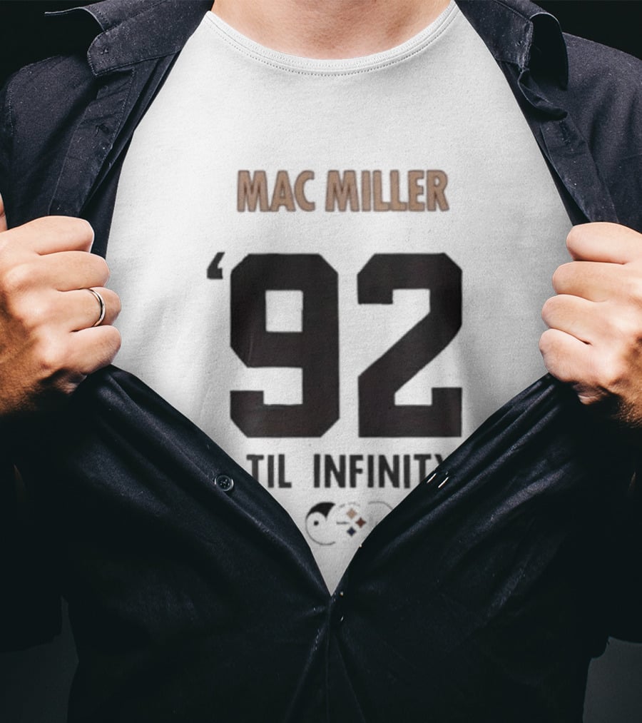 Pittsburgh Steelers Mitchell Ness Mac Miller 92 Til Infinity T-Shirt