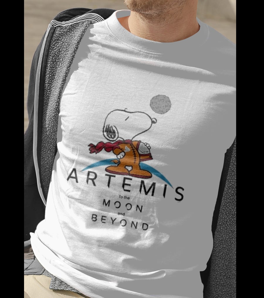 Snoopy Artemis To The Moon And Beyond 2026 T-Shirt
