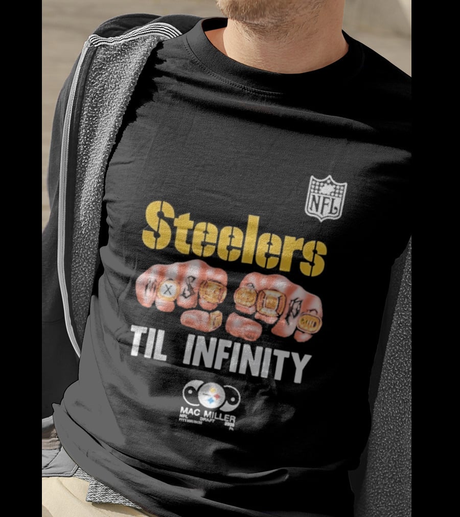 Steelers Til Infinity Mac Miller NFL T-Shirt