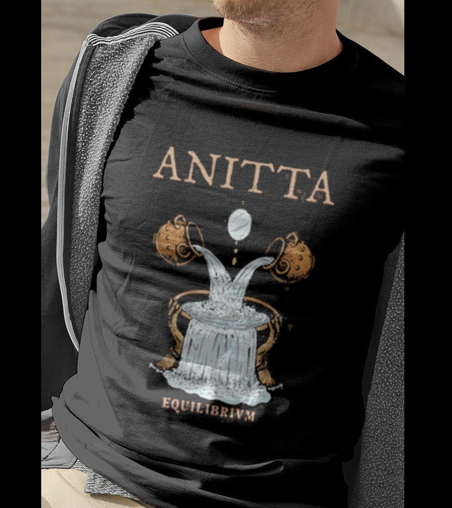 Anitta Equilibrivm Water Dual Amphora Pouring Balance T-Shirt