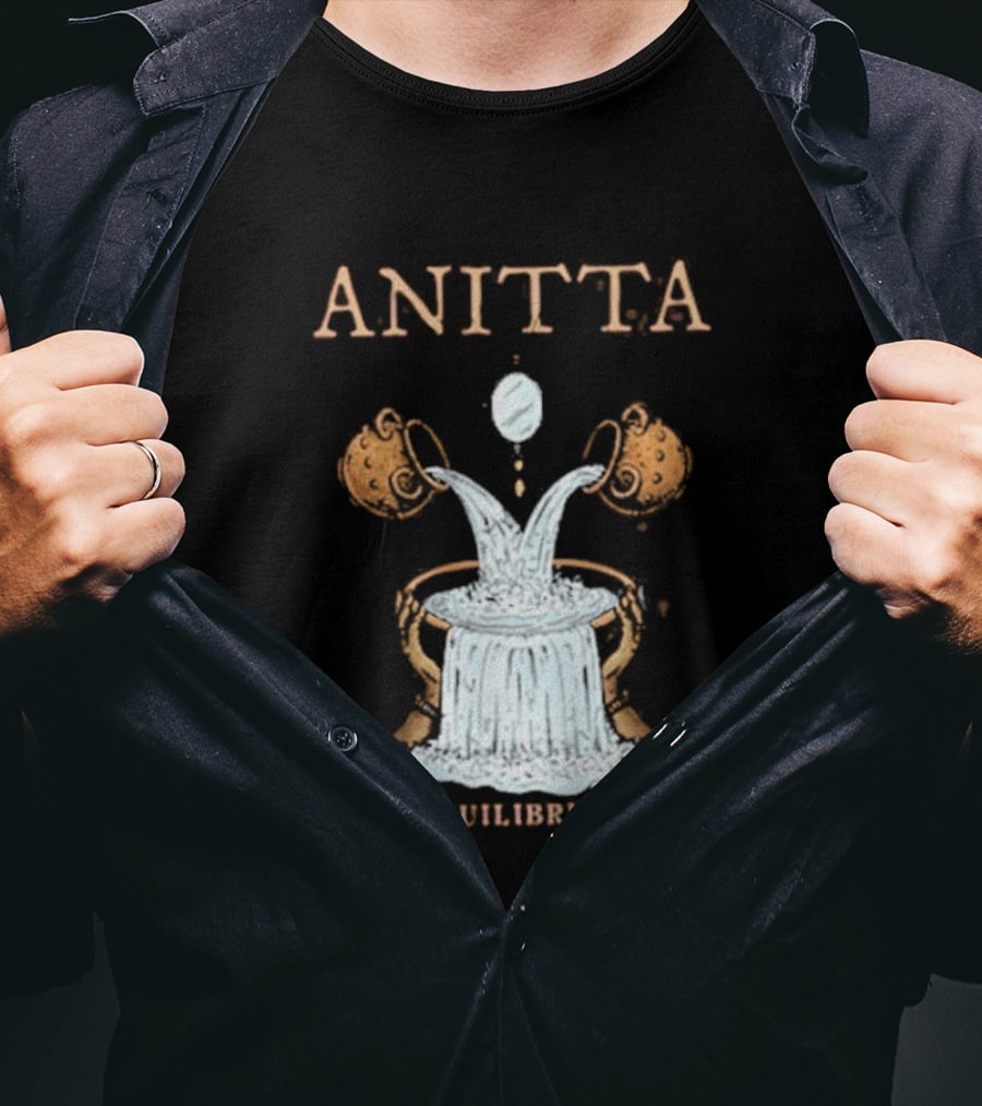 Anitta Equilibrivm Water Dual Amphora Pouring Balance T-Shirt