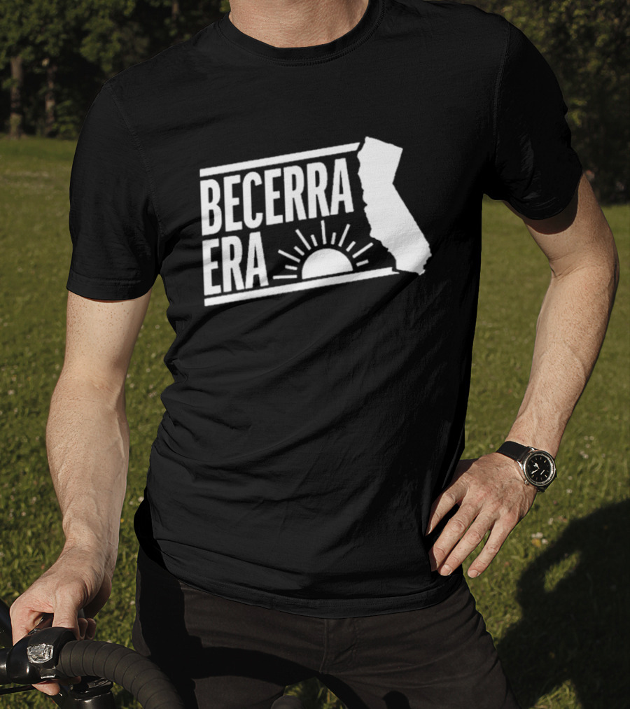 Becerra Era California Sun State Outline 2026 T-Shirt