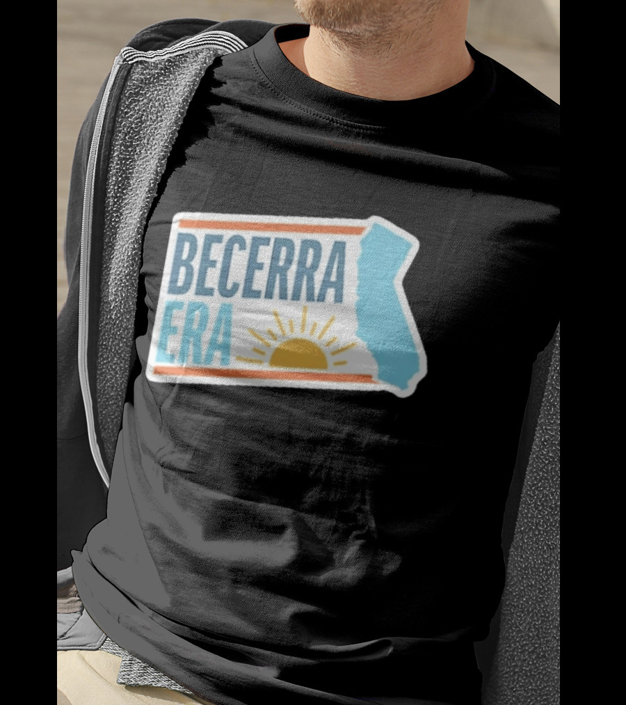 Becerra Era California Celebration Sunburst T-Shirt