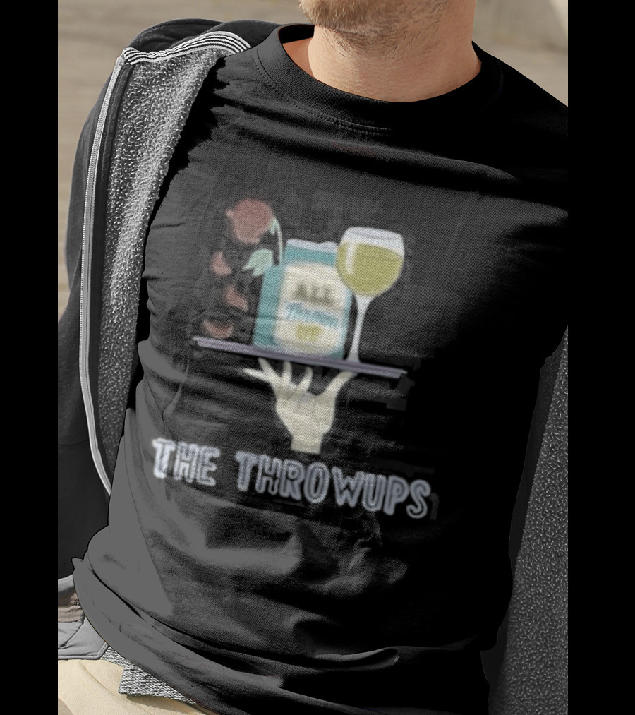 Meth Syndicate Beer And Mustard Barf Font T-Shirt