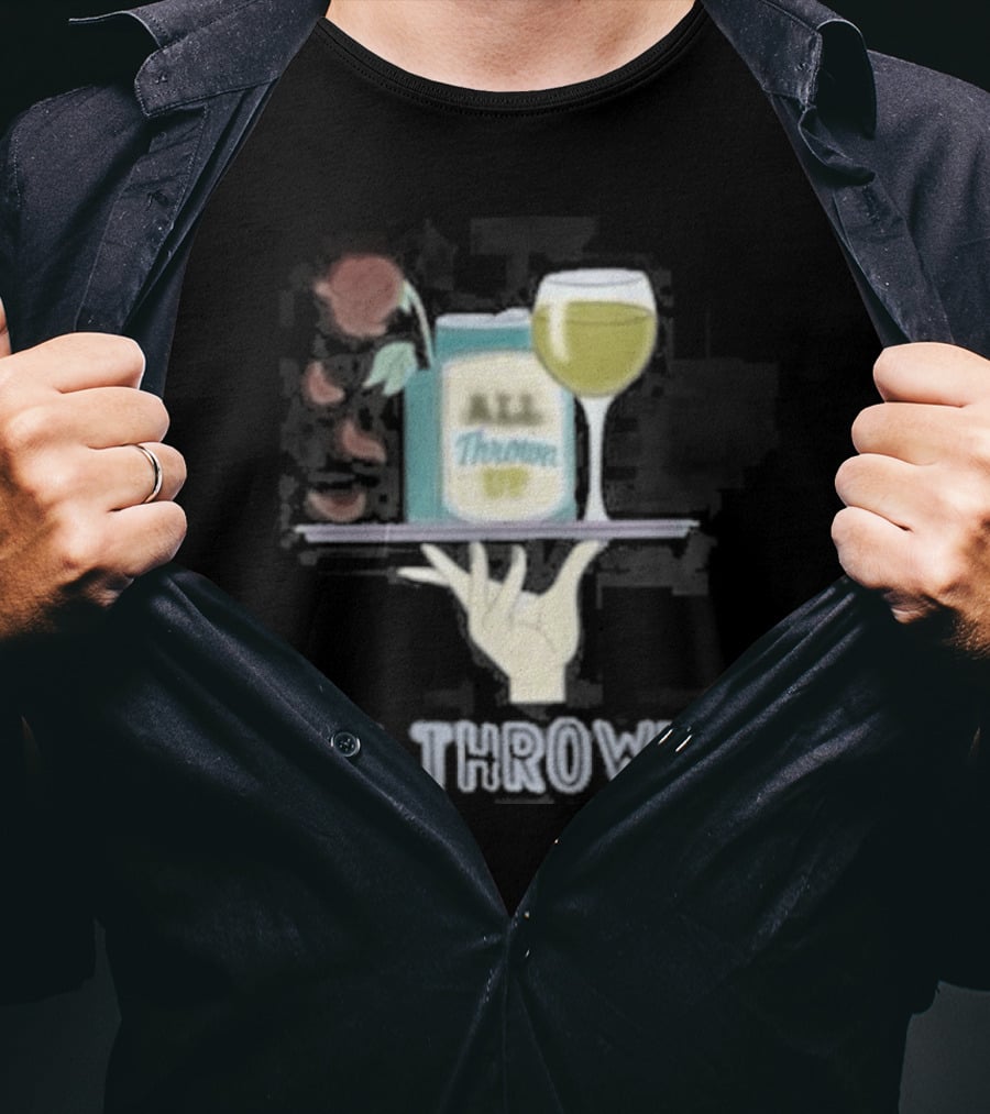 Meth Syndicate Beer And Mustard Barf Font T-Shirt