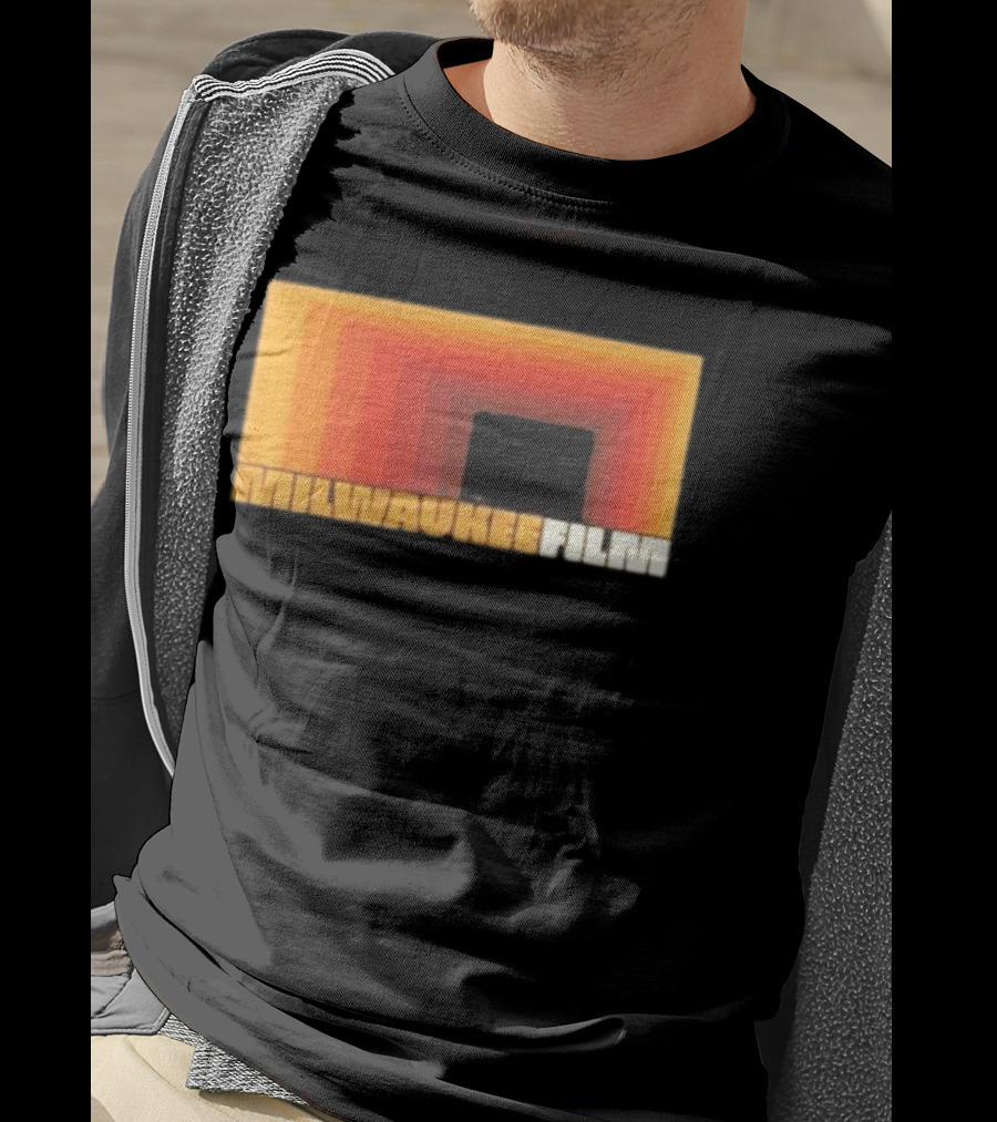 Milwaukee Film Retro Gradient Rectangle T-Shirt