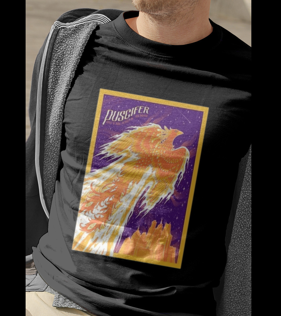 Puscifer Phoenix Rising Apr 18 2026 At Fox Theatre Detroit T-Shirt