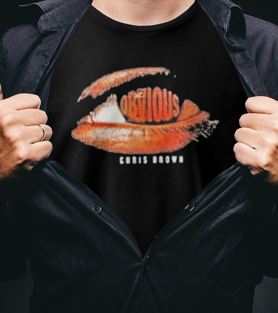 Chris Brown Obvious Eye Lip T-Shirt