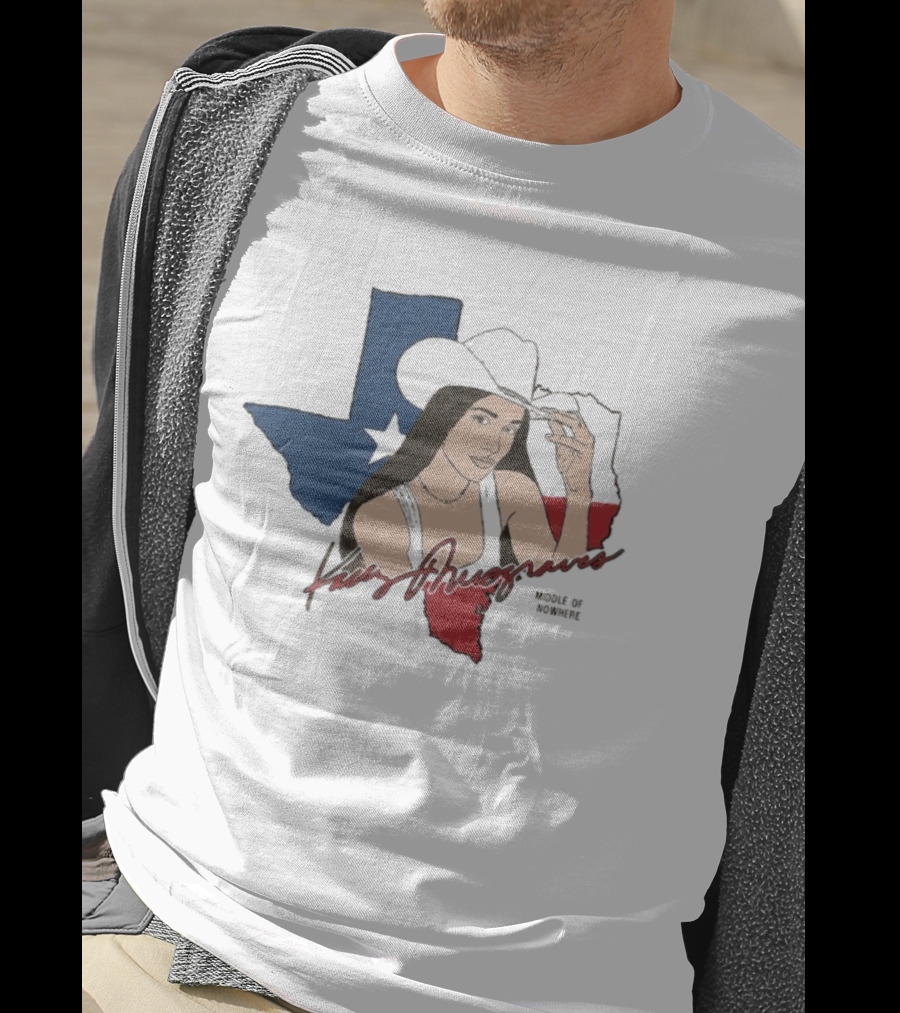 Kacey Musgraves Texas Map Middle Of Somewhere Cowboy Hat T-Shirt