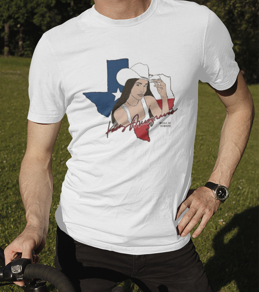 Kacey Musgraves Texas Map Middle Of Somewhere Cowboy Hat T-Shirt