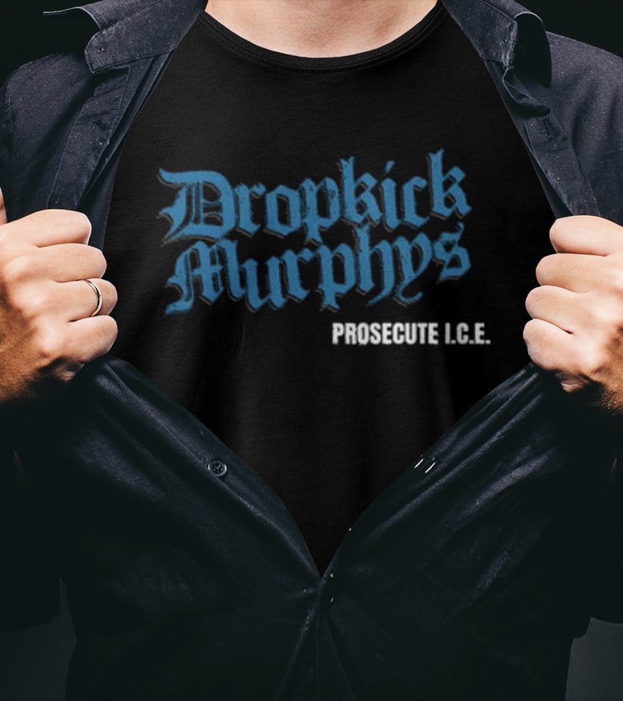 Dropkick Murphys Prosecute I.C.E Tour Lyric T-Shirt