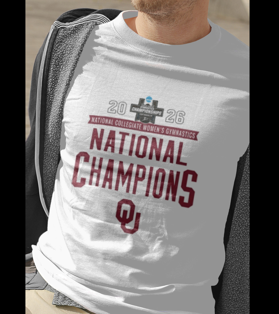 Oklahoma Sooners Gymnastics National Champions 2026 T-Shirt