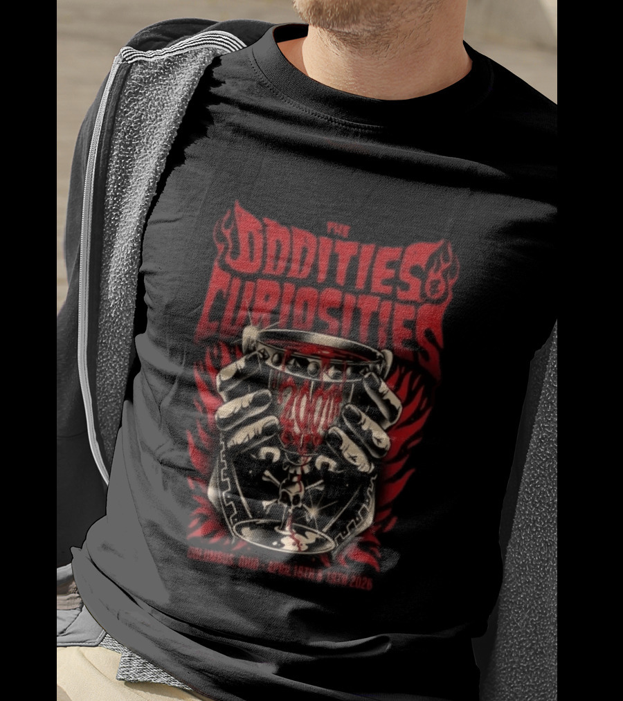 The Oddities & Curiosities Columbus Ohio April 18th & 19th 2026 Hands Of Mystery T-Shirt