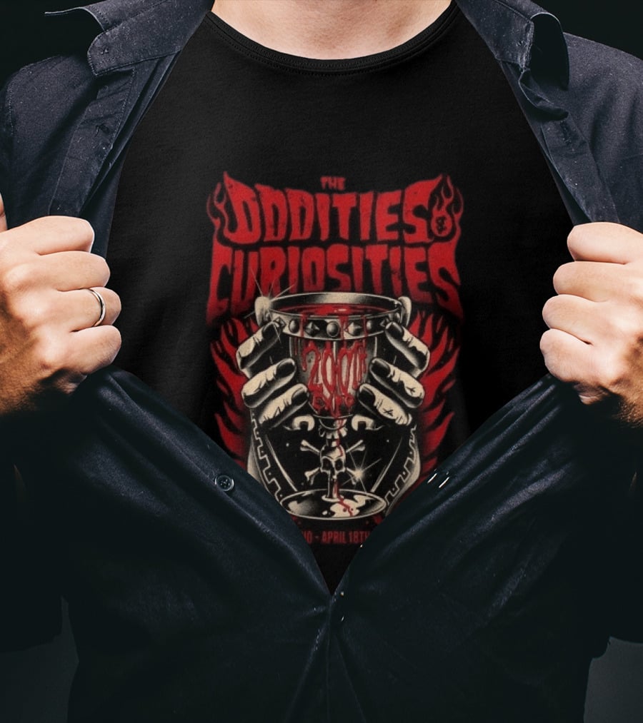 The Oddities & Curiosities Columbus Ohio April 18th & 19th 2026 Hands Of Mystery T-Shirt