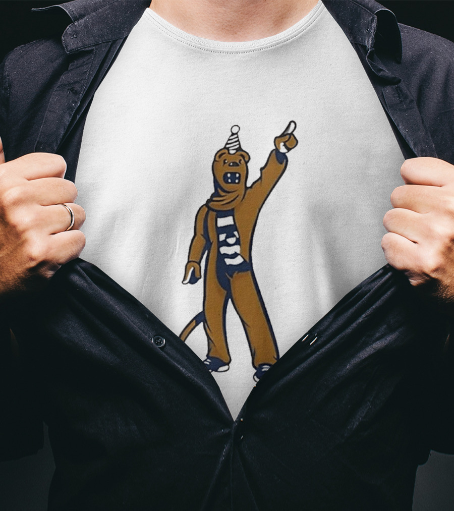 Penn State Nittany Lions Mascot Roaring Fan Spirit Outfit T-Shirt