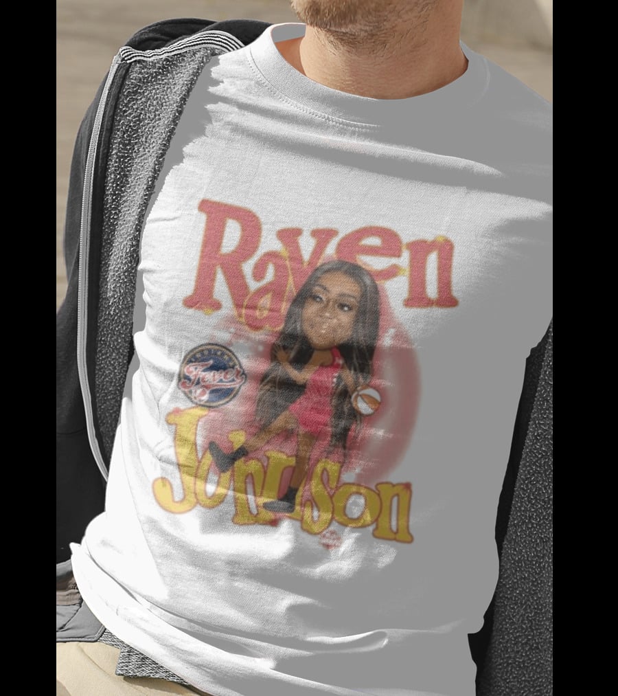 Raven Johnson Indiana Fever WNBA Basketball T-Shirt