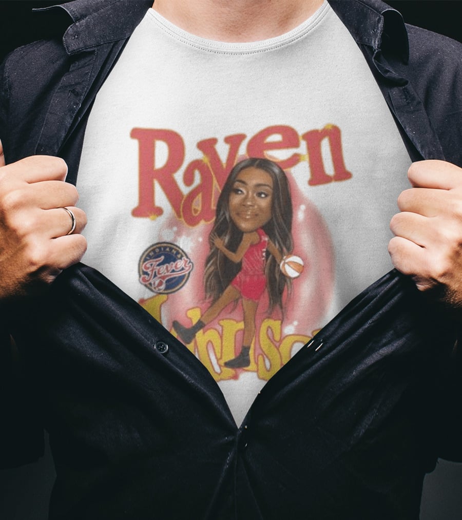 Raven Johnson Indiana Fever WNBA Basketball T-Shirt