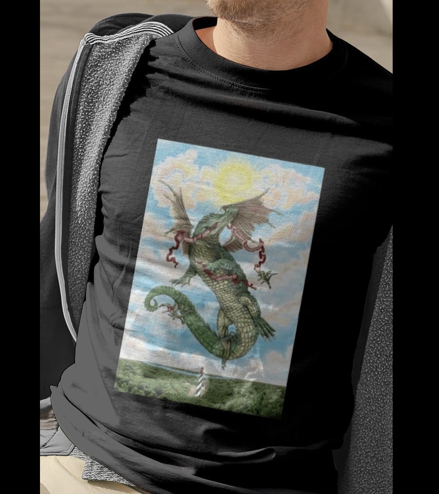Goose St. Augustine Amphitheatre Concert April 18 19 2026 Flying Dragon And Lighthouse T-Shirt