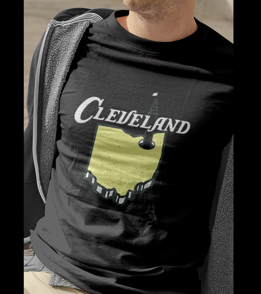 Cleveland Golf 2026 Ohio Map Tower T-Shirt
