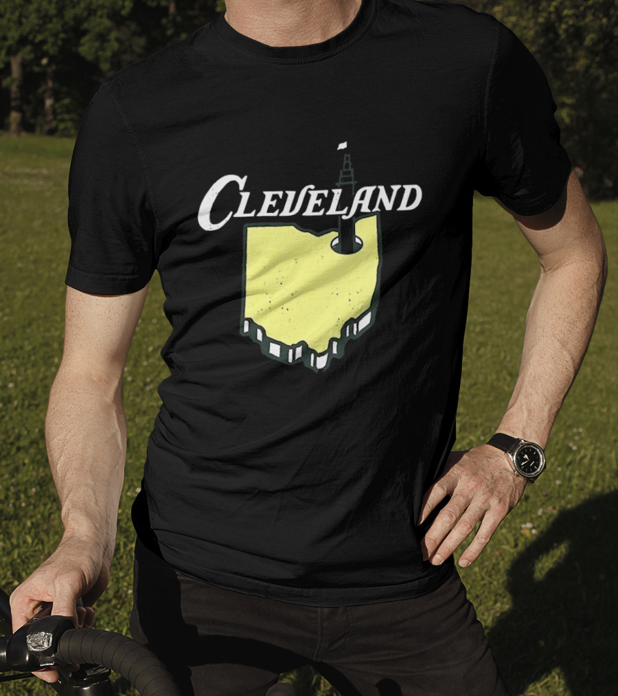 Cleveland Golf 2026 Ohio Map Tower T-Shirt