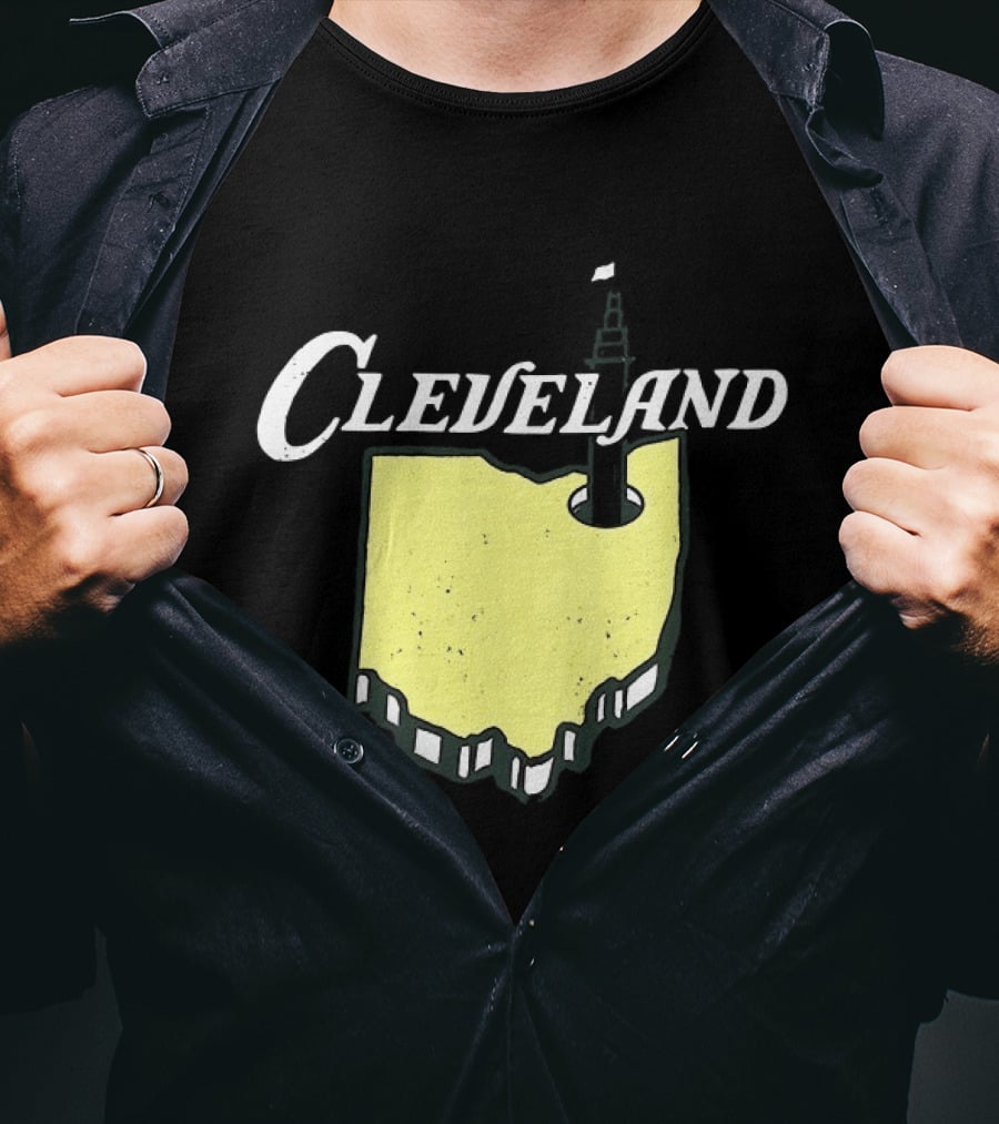 Cleveland Golf 2026 Ohio Map Tower T-Shirt