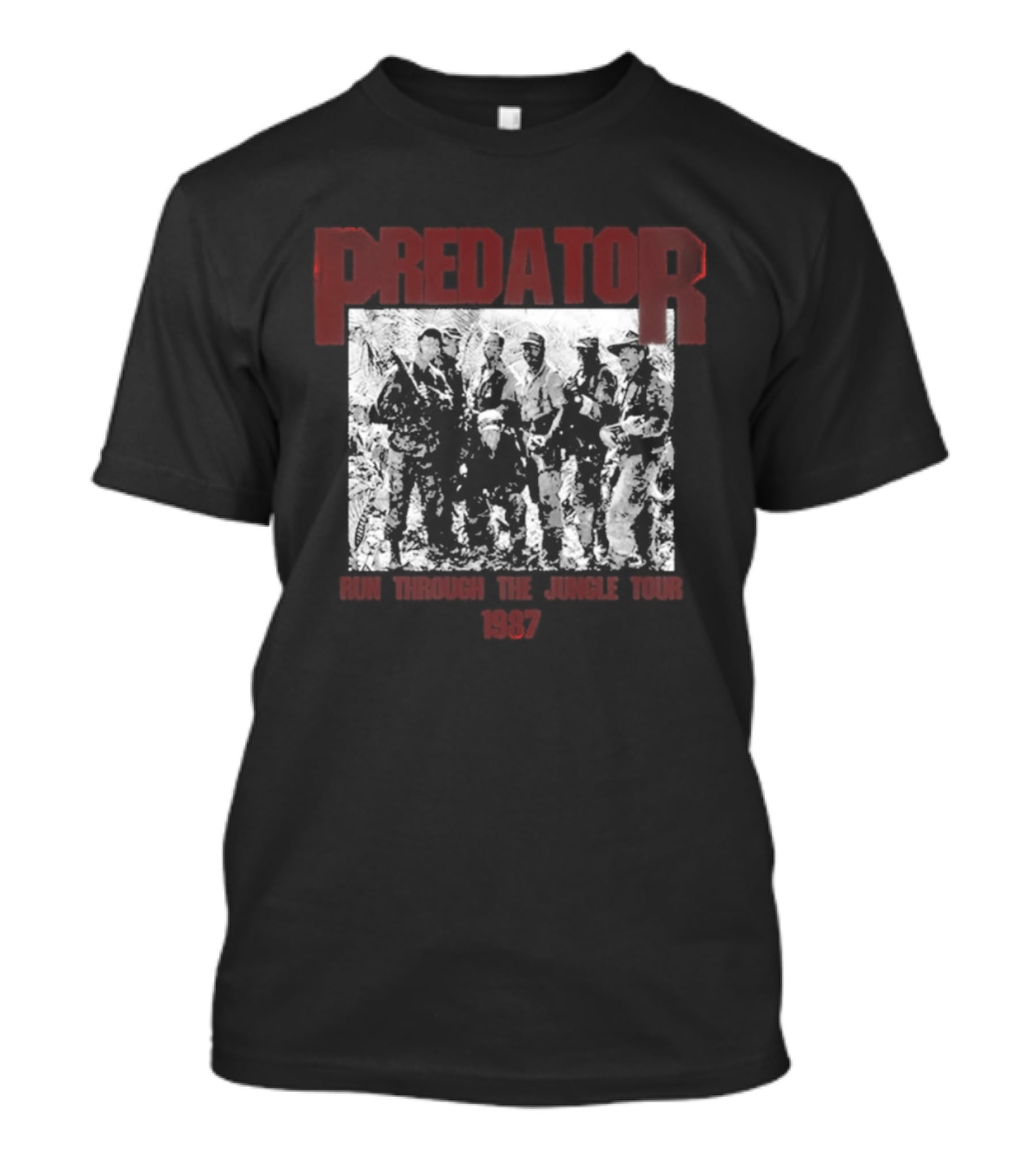 Predator 1987 Run Through The Jungle Tour T-Shirt