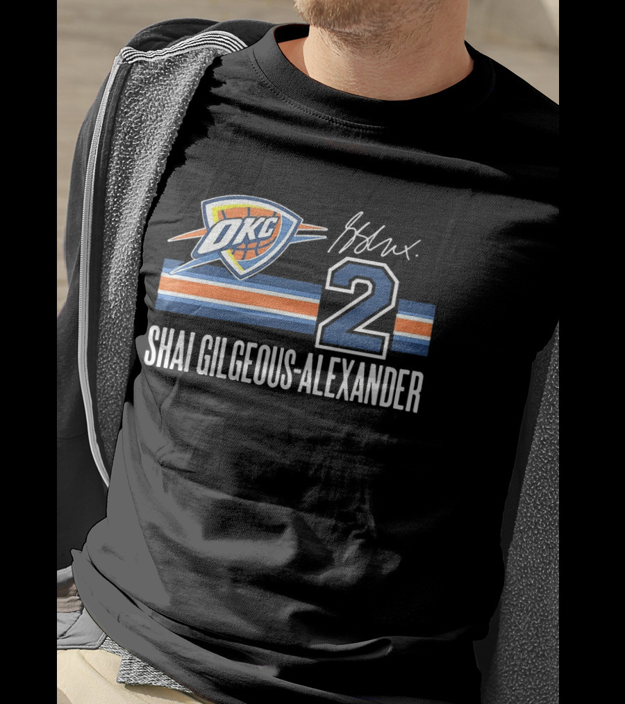 Shai Gilgeous Alexander Oklahoma City Thunder 2 NBA OKC T-Shirt