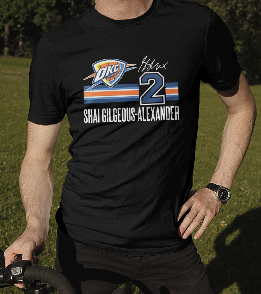 Shai Gilgeous Alexander Oklahoma City Thunder 2 NBA OKC T-Shirt