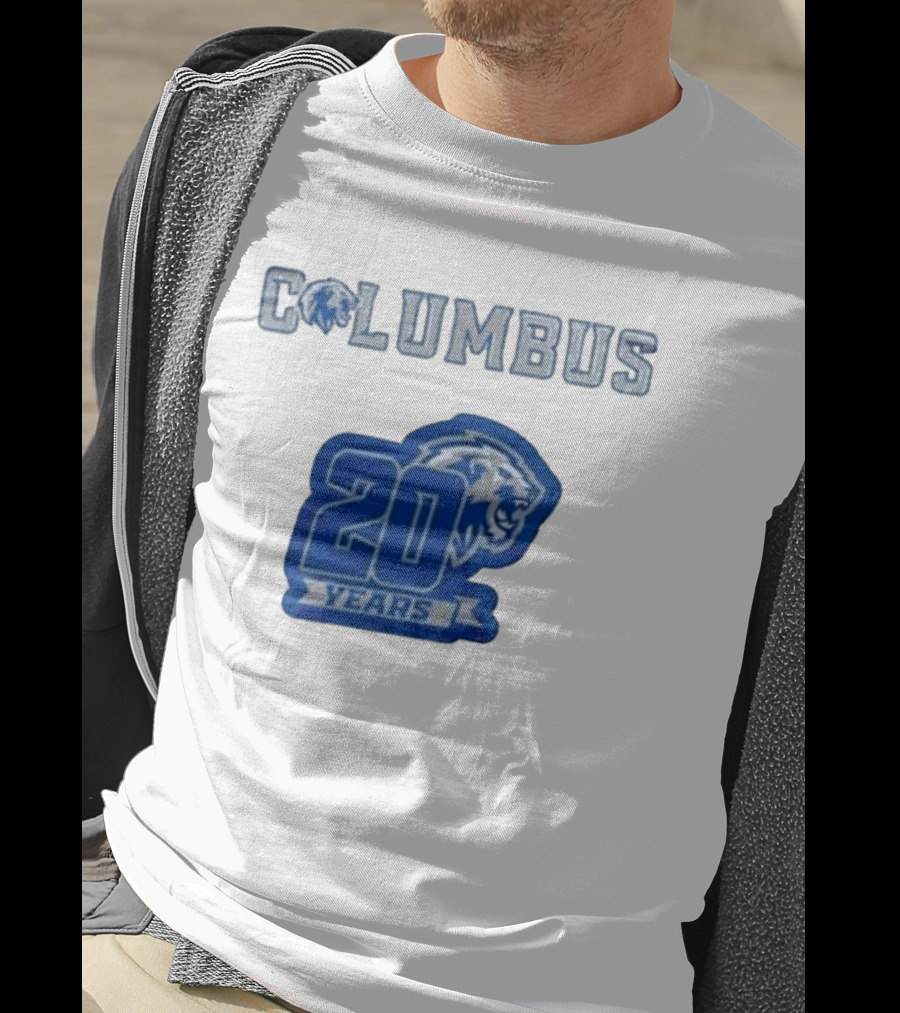 Columbus Lions 20 Years Celebration T-Shirt