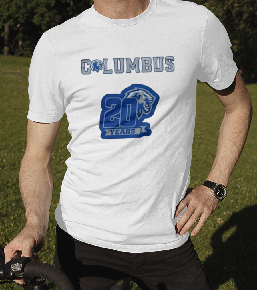 Columbus Lions 20 Years Celebration T-Shirt
