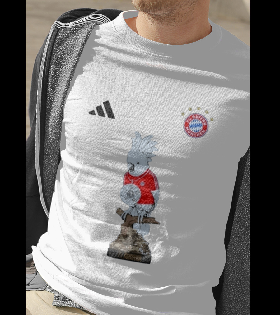 Fc Bayern München Deutscher Meister 2026 Cockatoo Champion Bundesliga T-Shirt