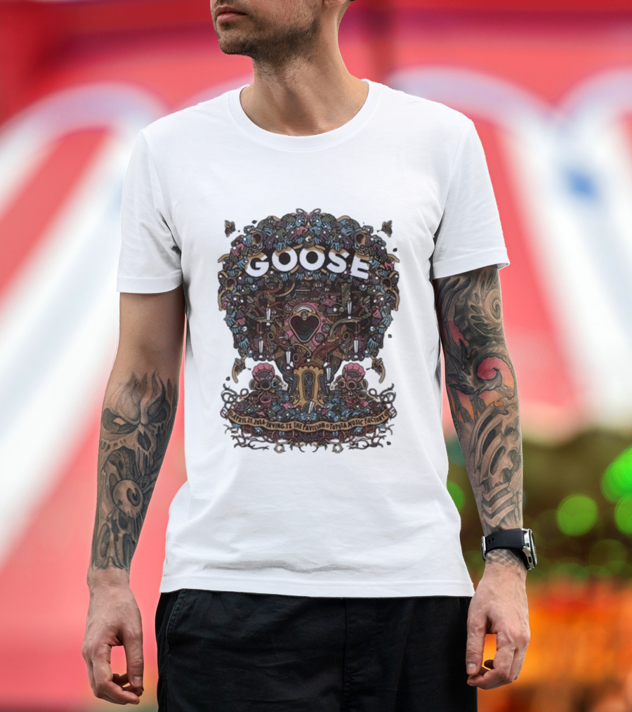 GOOSE April 25 2016 The Pavilion At Toyota Music Factory Irving TX Event T-Shirt