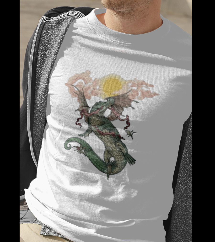 Goose St. Augustine Spring 2026 Event Dragon With Sun And Clouds T-Shirt