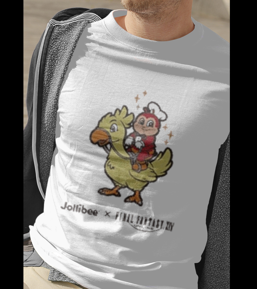 Jollibee X Final Fantasy XIV Chocobo Collaboration T-Shirt