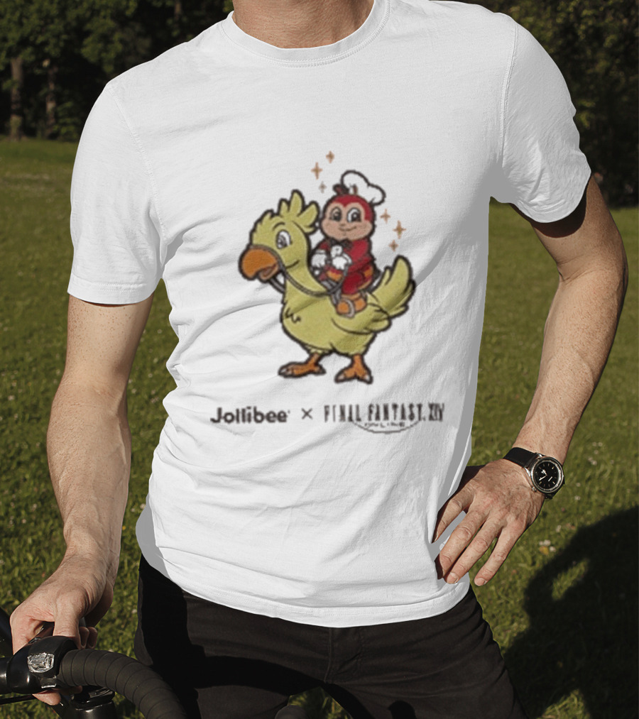 Jollibee X Final Fantasy XIV Chocobo Collaboration T-Shirt