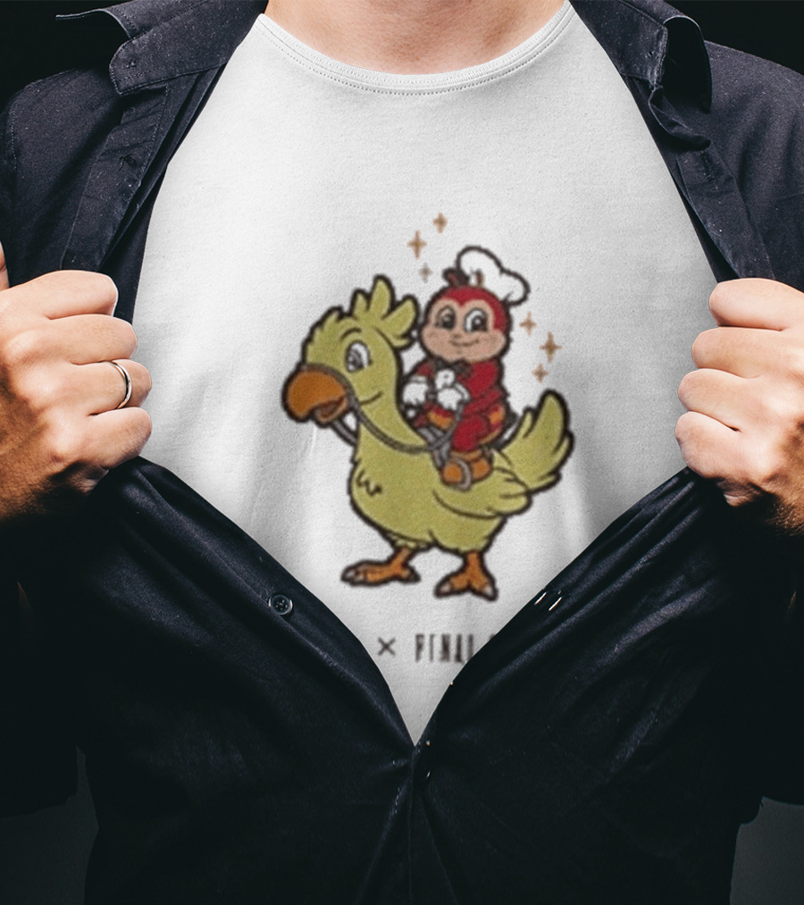Jollibee X Final Fantasy XIV Chocobo Collaboration T-Shirt