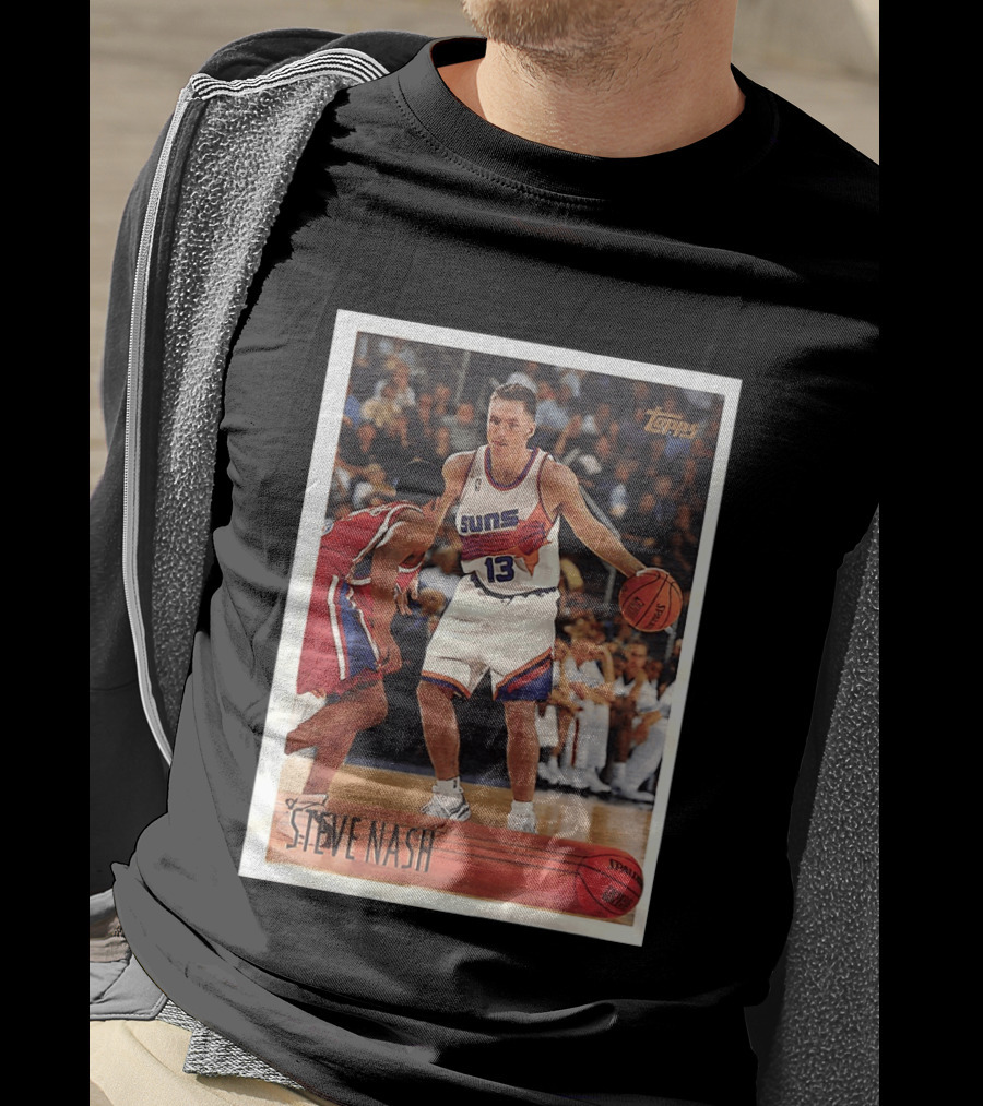 Steve Nash Phoenix Suns Topps NBA Card 13 T-Shirt