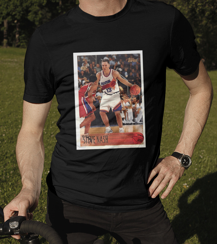 Steve Nash Phoenix Suns Topps NBA Card 13 T-Shirt