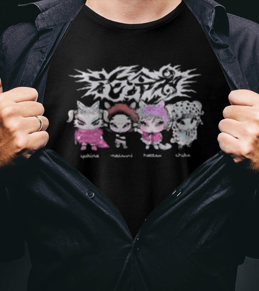 Hanabie 2026 Piggy Tour Characters Geddaeborra Poopland France Tofu T-Shirt